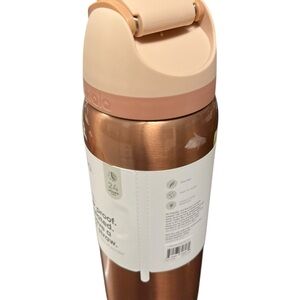 Owala, Target Holiday, In Good Company, FreeSip, 32 Oz, Metallic Rose Gold
